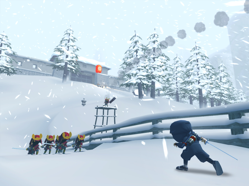Illustration for article titled Snowbound Mini Ninja Screens